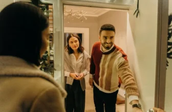 stepping first with right leg