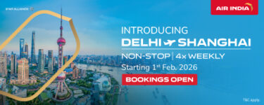 Delhi to Shanghai Flight Booking