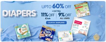 Get Upto 60% Discount + Additional 11% Discount