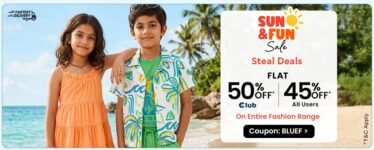 Sun and Fun Sale – Avail Flat 45% off