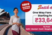 Batik Air International Flight Booking