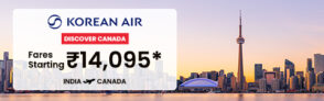 Flights Booking From Delhi to Canada