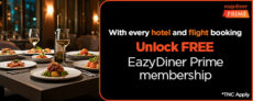 Free EazyDiner Prime Membership